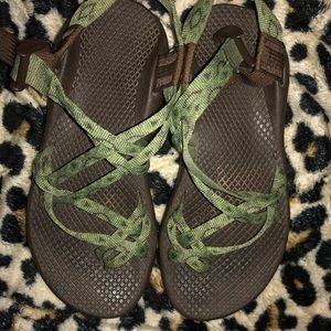 Green women’s chacos